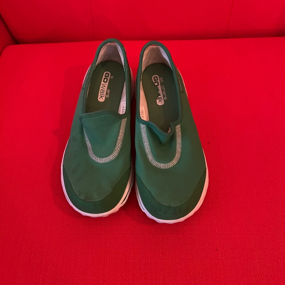 Skechers Green Slip-On Sneakers